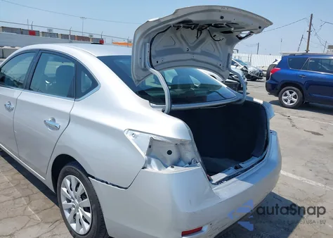 2015 Nissan Sentra Sv из США, поврежденный, VIN 3N1AB7AP8FL695720